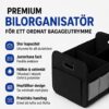 Hopfällbar bagageutrymmesorganisatör