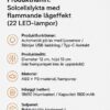 Solcellslykta med flammande ljuseffekt – bild 6