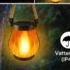 Solcellslykta med flammande ljuseffekt – bild 5
