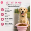Hopfällbar silikonskål för husdjur – bild 6