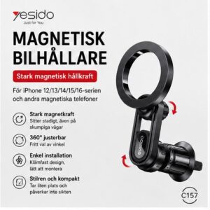 Magnetisk Mobilhållare för Bil