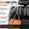 Bilnackstöd med Krokar – bild 7