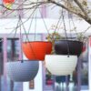 Hängande Blomkruka med Bikakemönster – bild 4