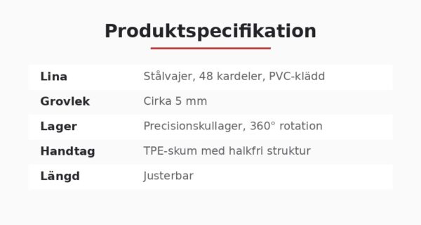 Hopprep med Stålvajer & Kullager – bild 7