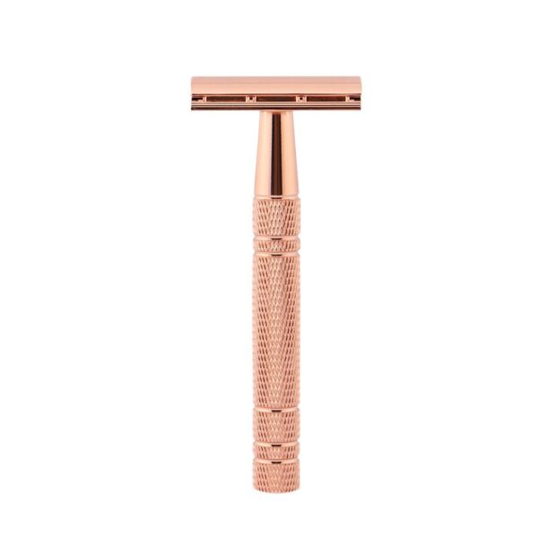 Säkerhetsrakhyvel i Roséguld