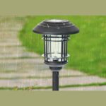 Solcellsdriven Trädgårdslampa 60 cm – Elegant Utomhusbelysning