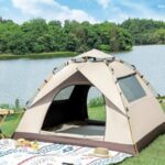 Pop up-tält – Automatiskt Campingtält med Myggnät Mörkläggning
