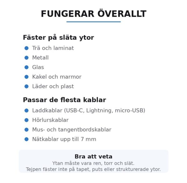 Magnetisk Kabelhållare – bild 11
