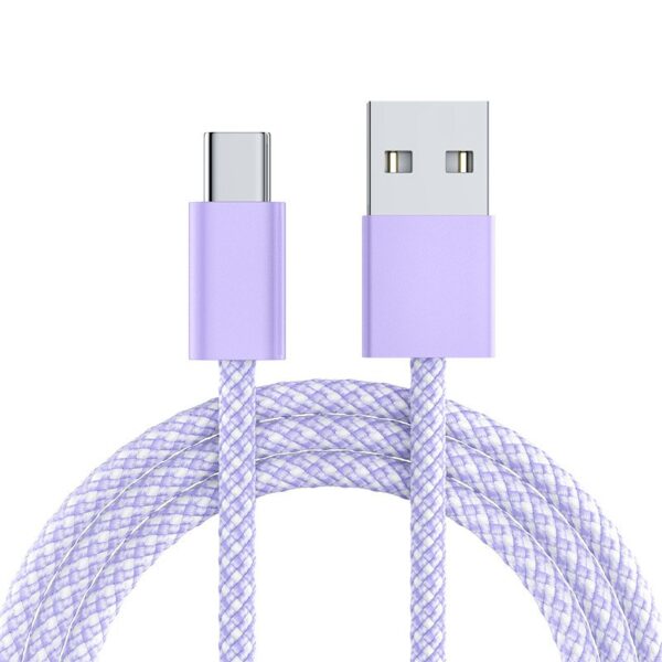 USB-C Laddkabel med Flätat Nylonhölje