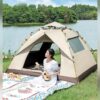 Pop up-tält – Automatiskt Campingtält med Myggnät Mörkläggning – bild 3