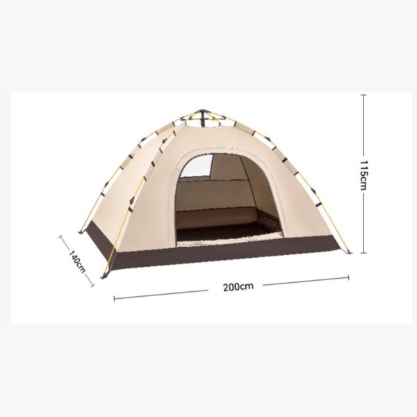 Pop up-tält – Automatiskt Campingtält med Myggnät Mörkläggning – bild 7