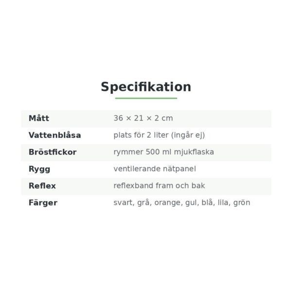 Löparväst med Vätskefack – Ultralätt Ryggsäck för Löpning Cykling – bild 7