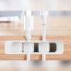 Magnetisk Kabelhållare – Självhäftande Kabelclips, 4 platser – bild 2