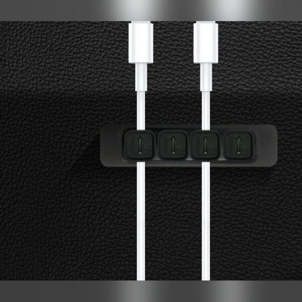 Magnetisk Kabelhållare – Självhäftande Kabelclips, 4 platser – bild 7