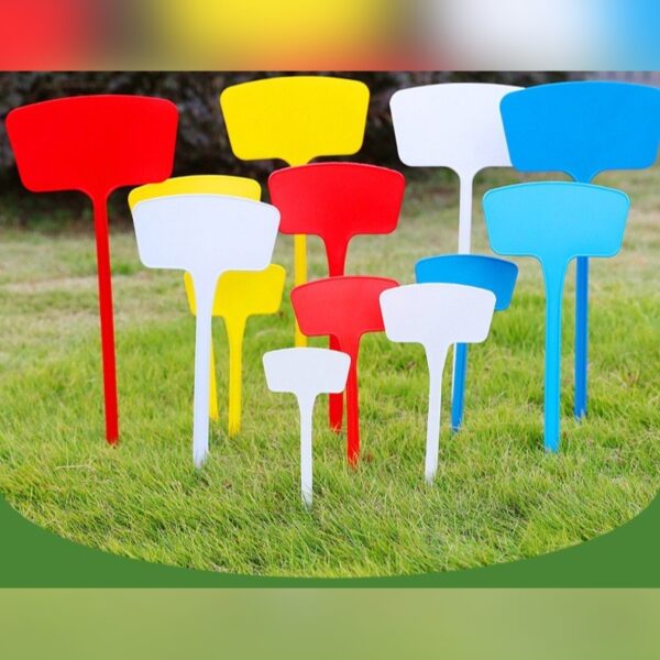 Växtetiketter i Plast – T-formade Odlingsskyltar, 4 Storlekar – bild 3