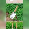 Planteringsspade i Rostfritt Stål med Träskaft Måttskala – bild 2